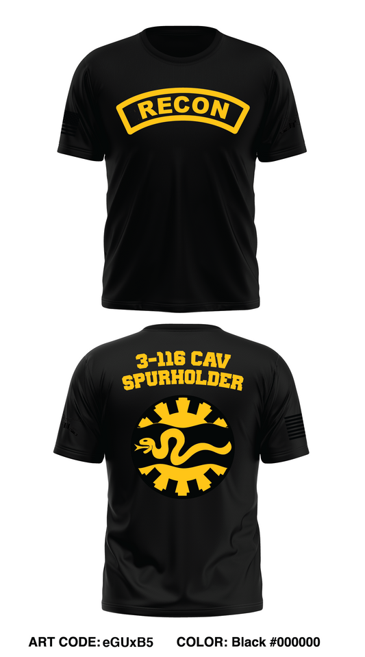 3-116 CAV Store 1 Core Men's SS Performance Tee - eGUxB5