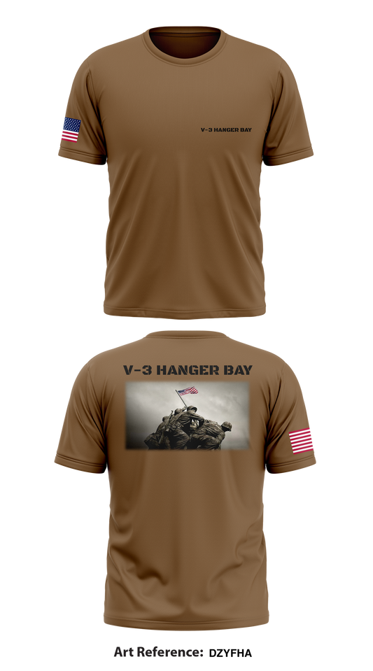 V-3 Hanger Bay  Store 1 Core Men's SS Performance Tee - DzYFHa