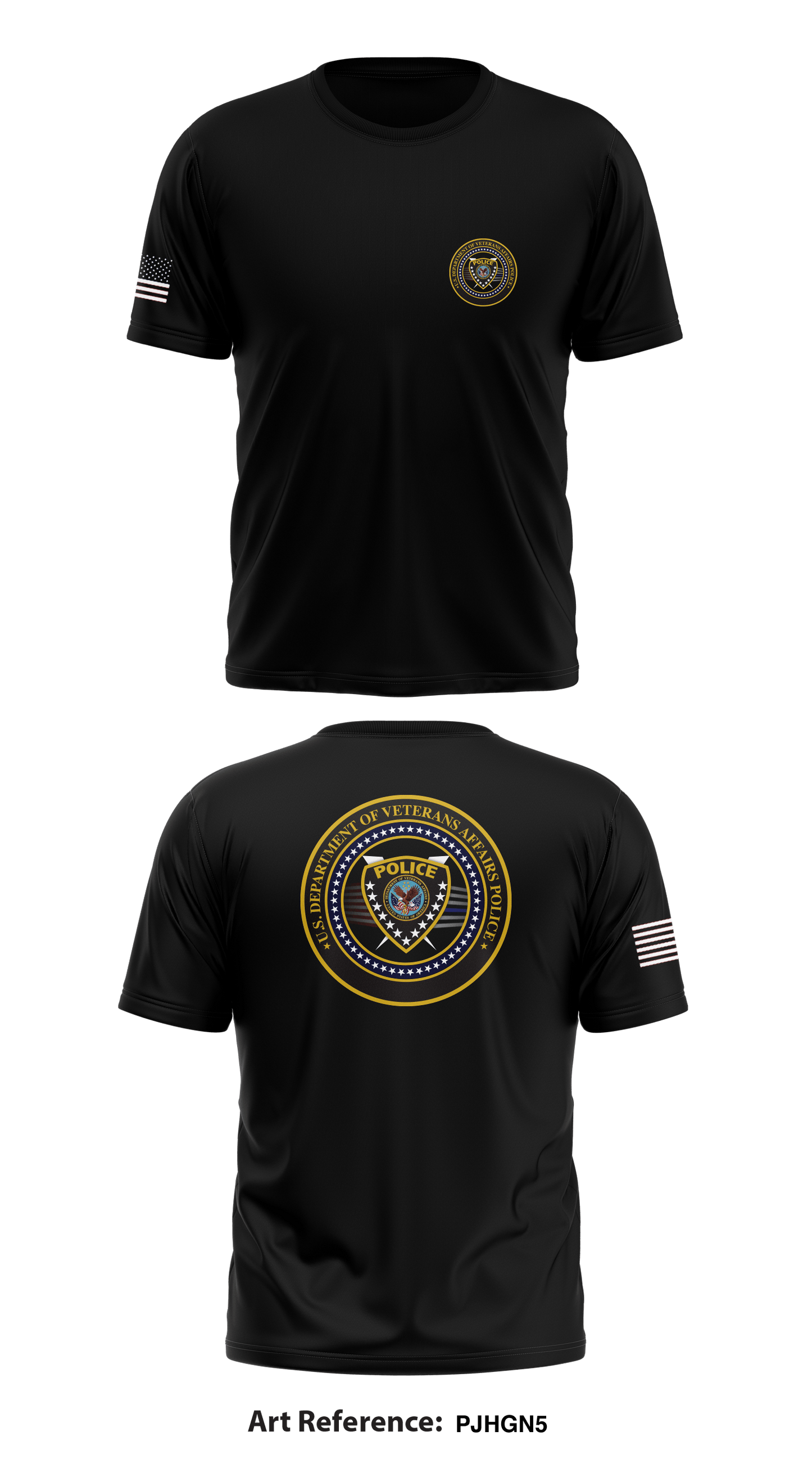 VA Central Ohio Healthcare System Police Departemnt Store 1 Core Men's Crewneck Performance Sweatshirt - Tm4wza