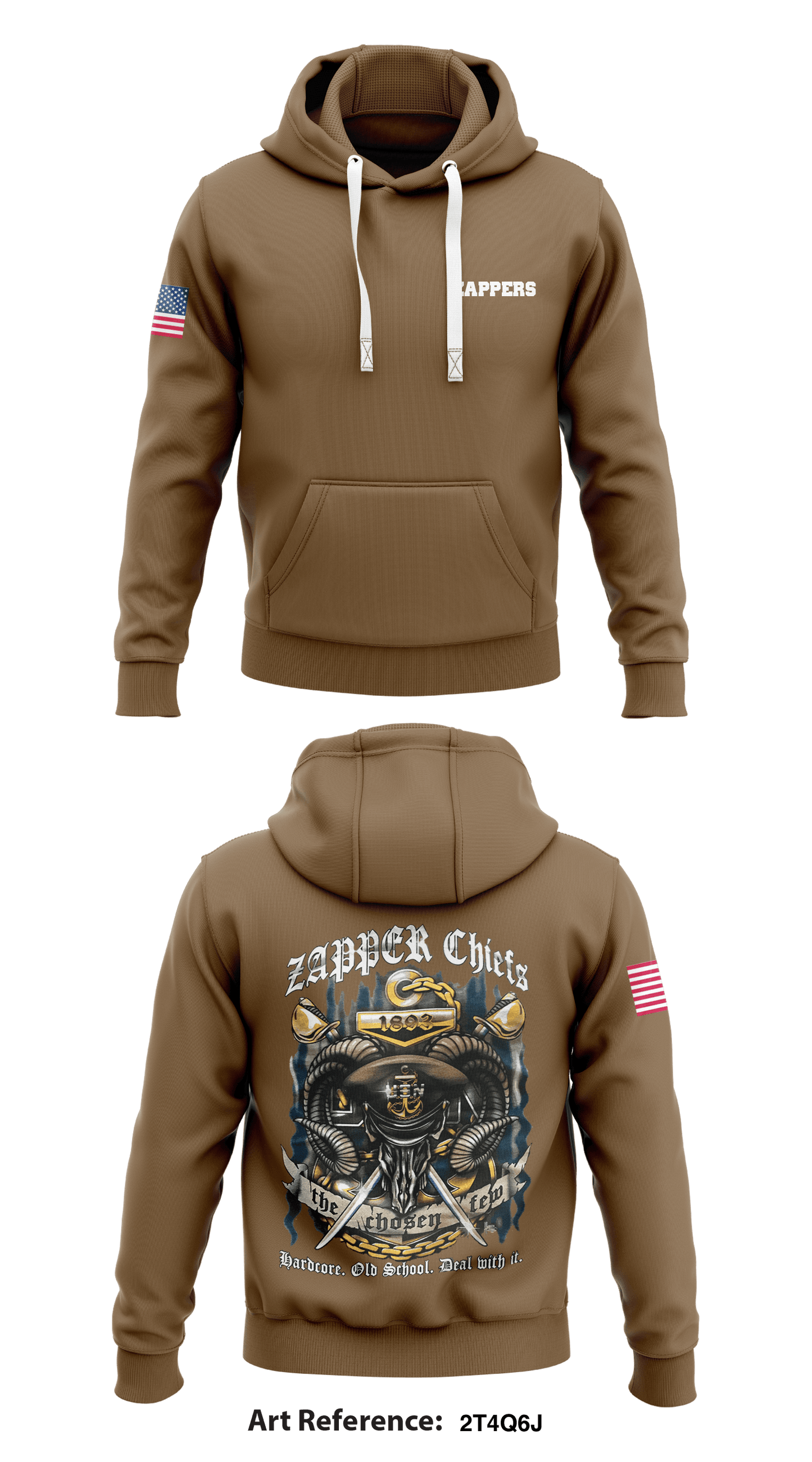 VAQ-13 Zapper Goatlocker Core Men's Hooded Performance VAQ-13 Zapper Goatlocker Core Men's Hooded Performance