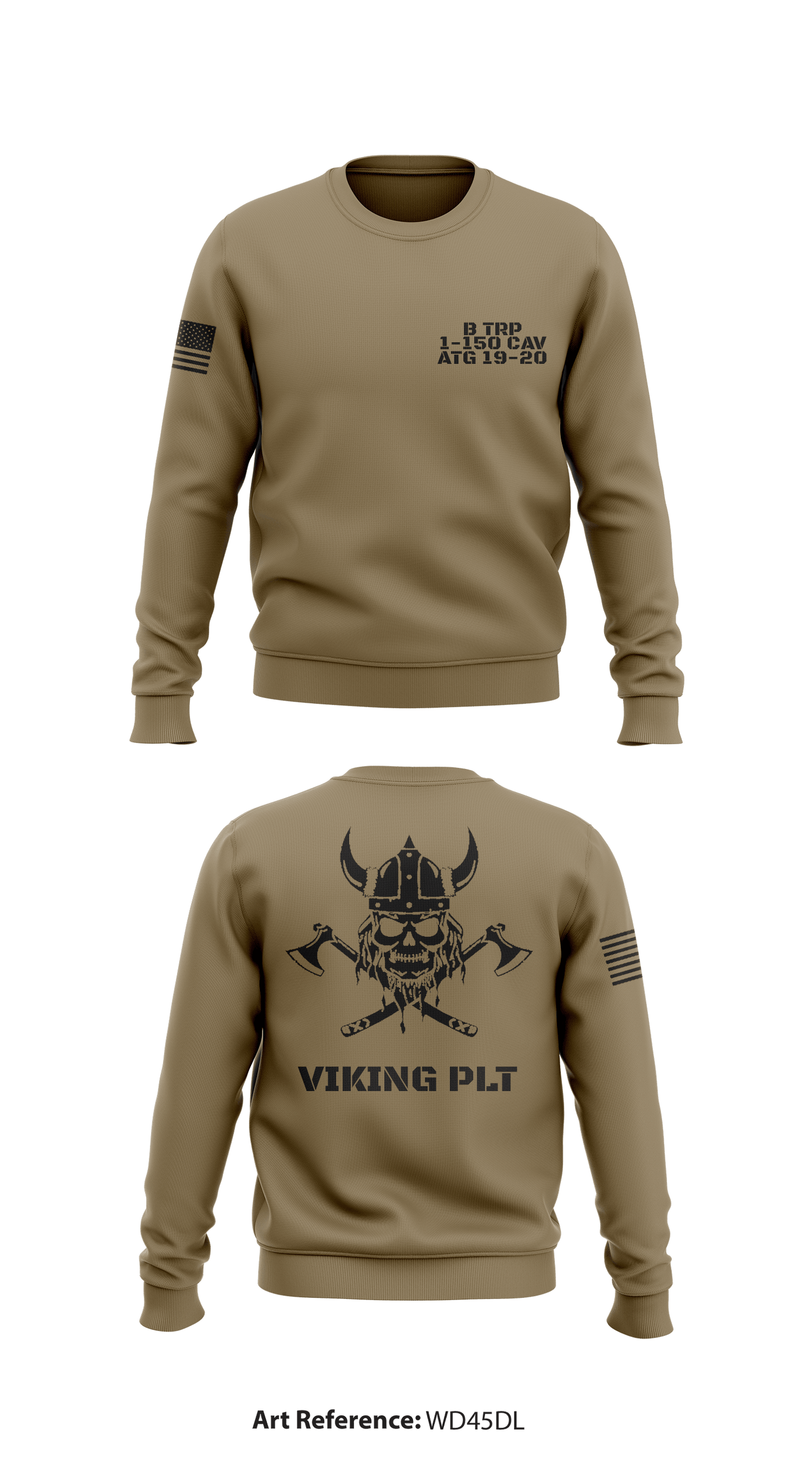 Viking PLT Store 1 Core Men's Crewneck Performance Sweatshirt - Wd45DL