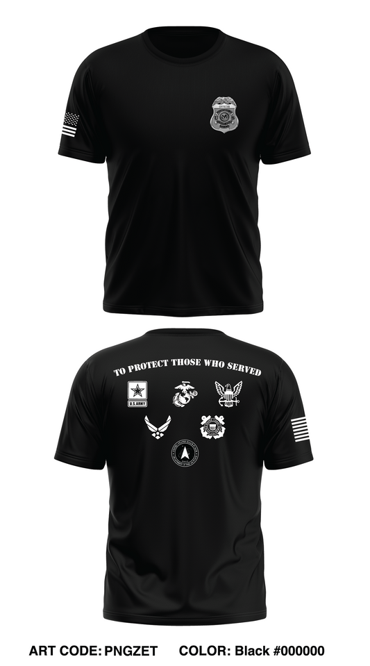 Veterans Affairs Police Store 1 Core Men's SS Performance Tee - PNGZET