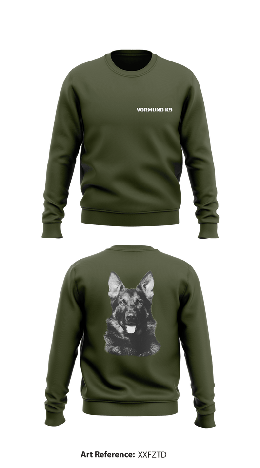 Vormund K9 Store 1 Core Men's Crewneck Performance Sweatshirt - XXFztd