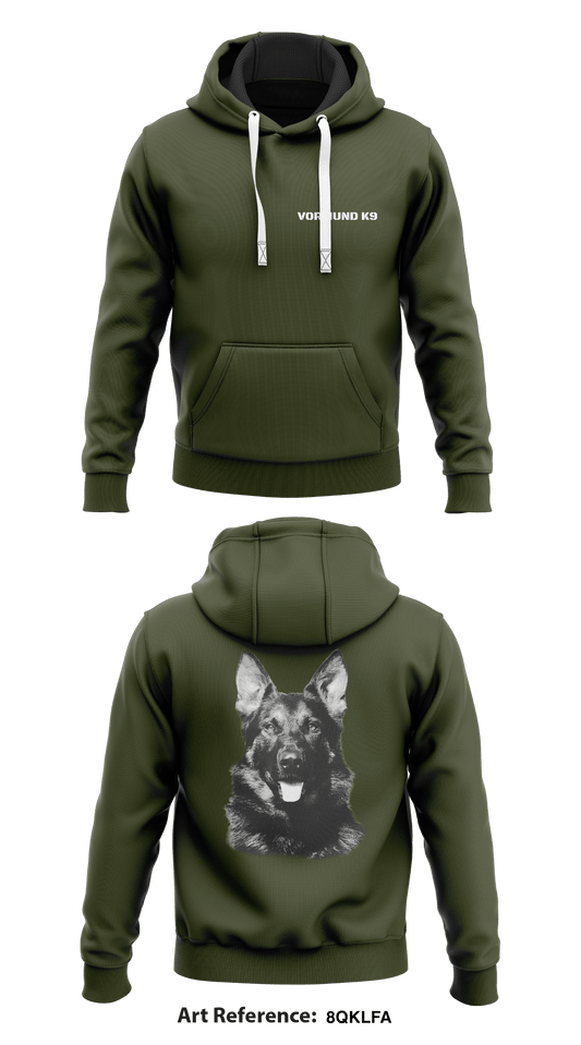 Vormund K9 Store 1  Core Men's Hooded Performance Sweatshirt - 8qkLfa