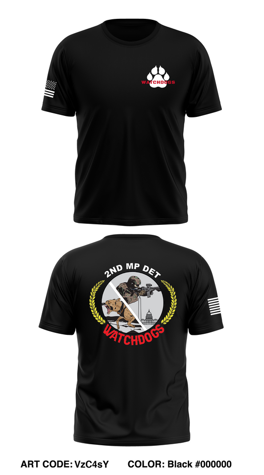 2nd MP Det Core Men's SS Performance Tee - VzC4sY