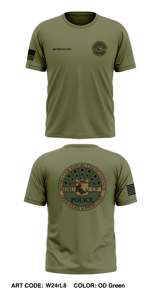 MetroLEC OSU Core Men's SS Performance Tee - W24rL8