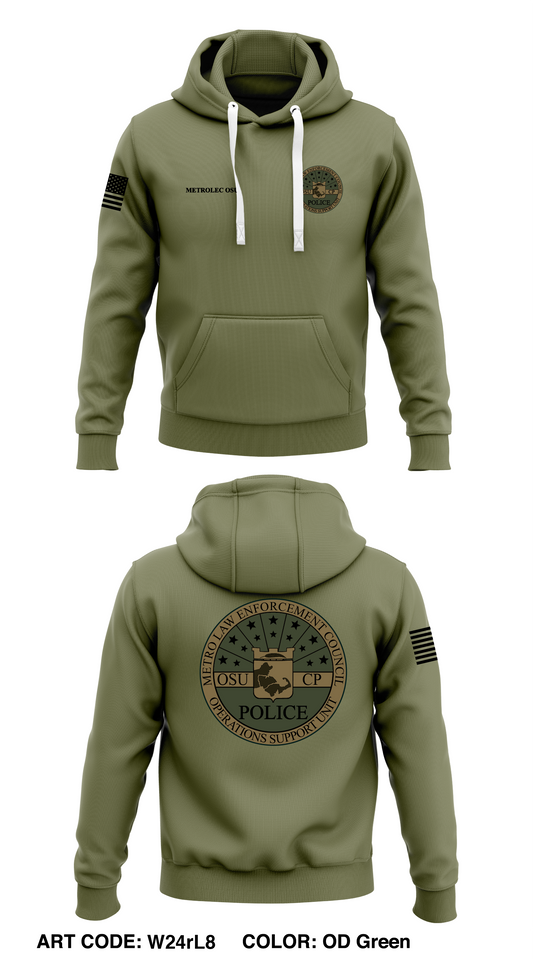 MetroLEC OSU  Core Men's Hooded Performance Sweatshirt - W24rL8