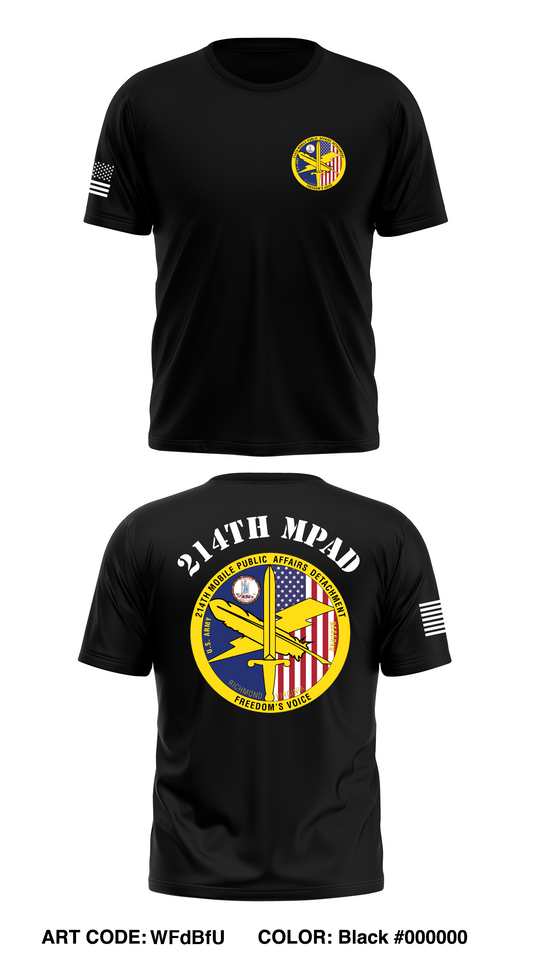 214th MPAD Store 1 Core Men's SS Performance Tee - WFdBfU
