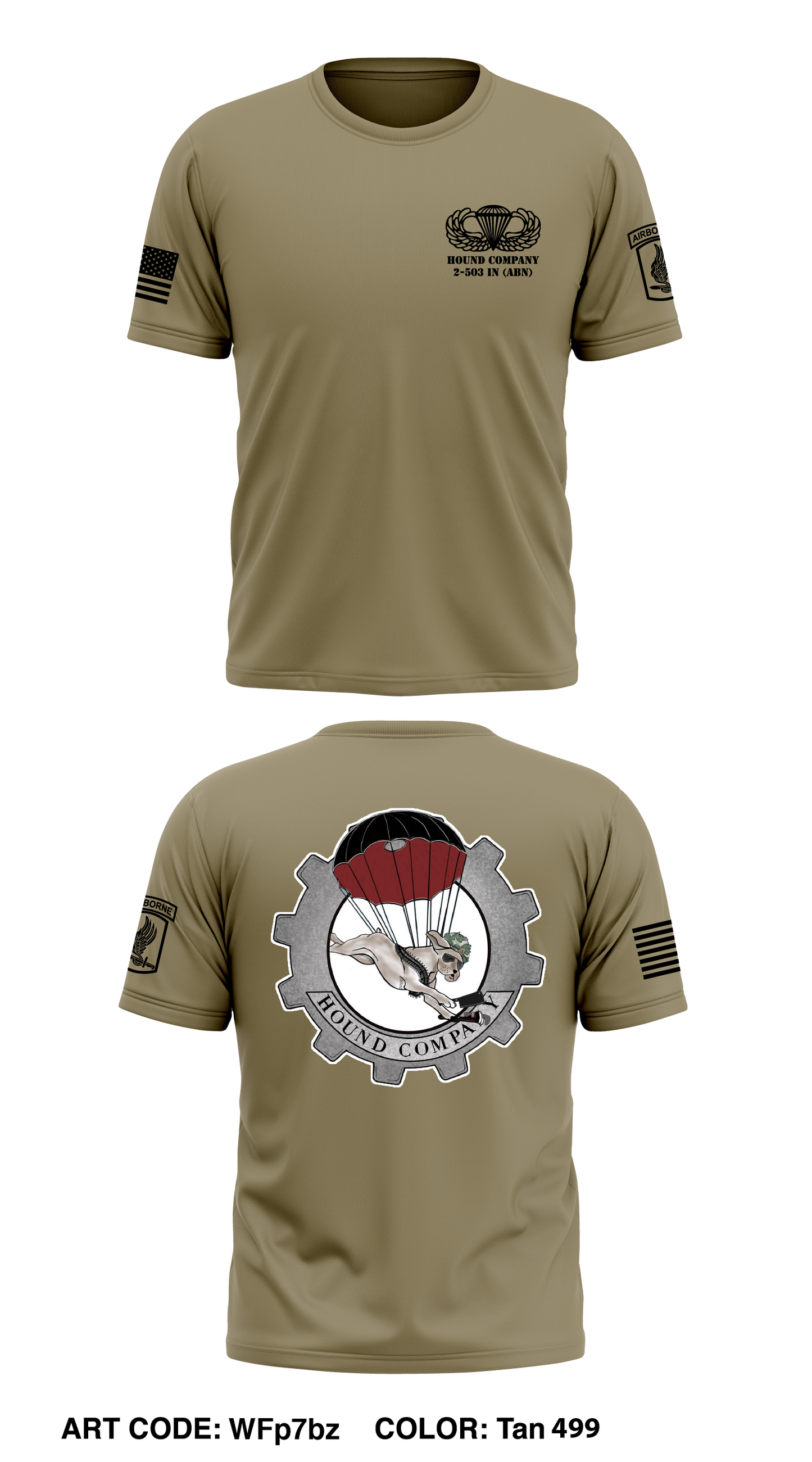 Hound Company 2-503 Core Men's SS Performance Tee - WFp7bz