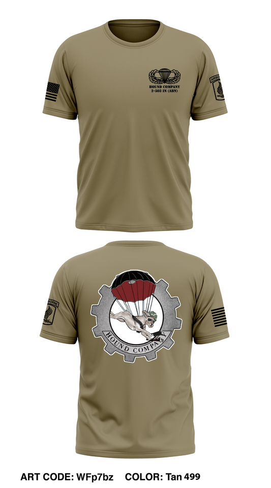 Hound Company 2-503 Core Men's SS Performance Tee - WFp7bz