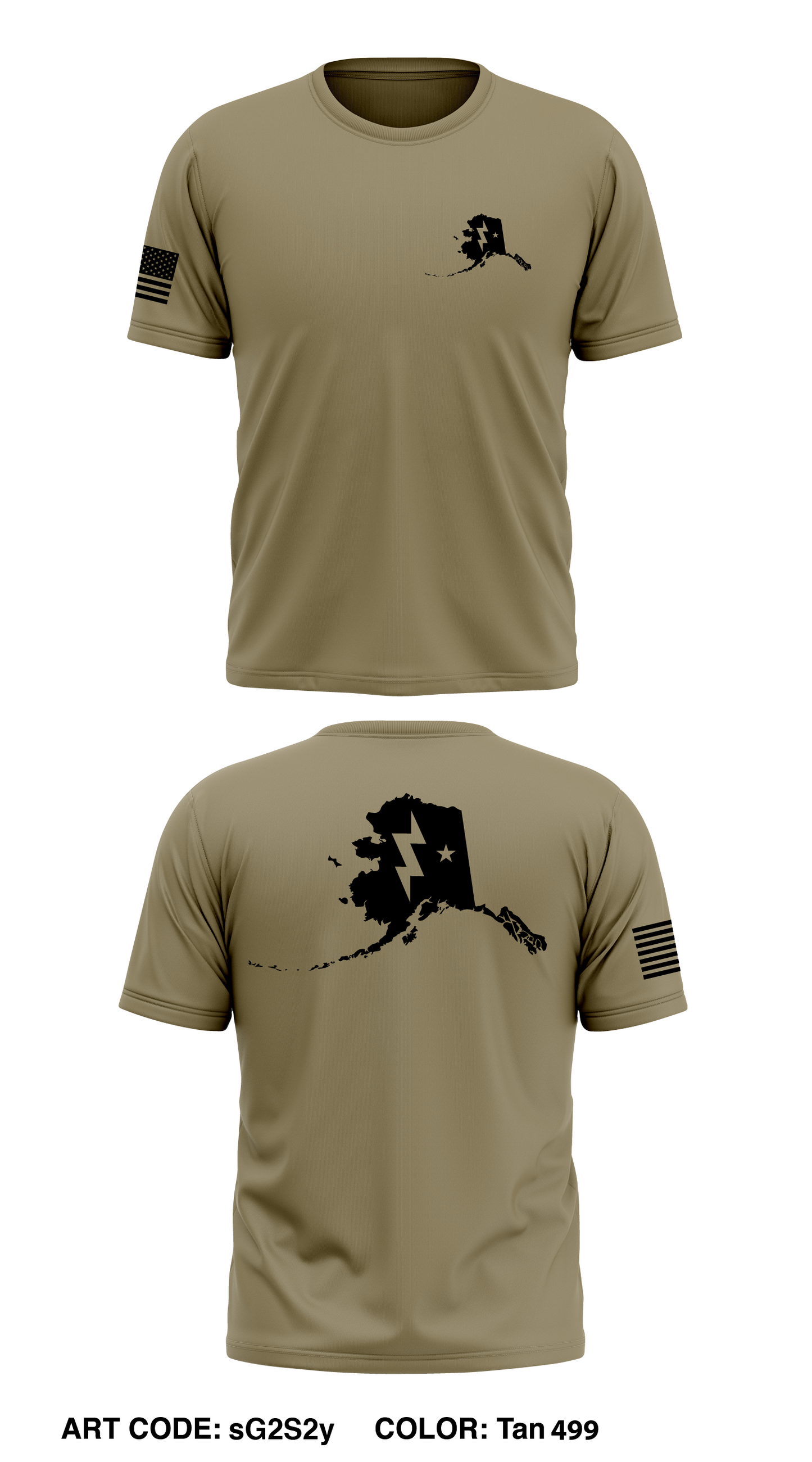 Fort Wainwright Core Men's SS Performance Tee - sG2S2y