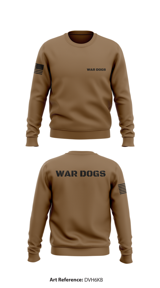 War Dogs Store 1 Core Men's Crewneck Performance Sweatshirt - DVh6Kb