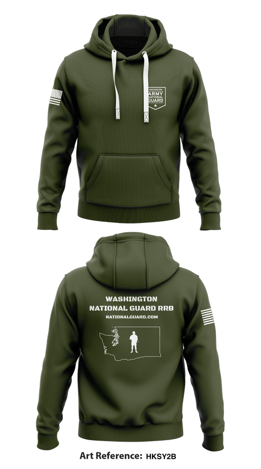 Washington National Guard RRB Store 1  Core Men's Hooded Performance Sweatshirt - hksY2b