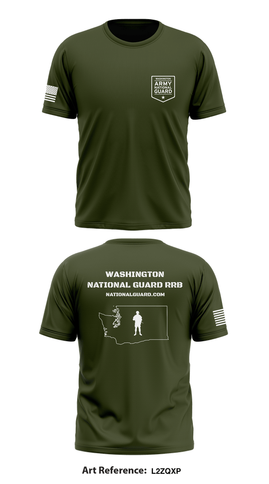 Washington National Guard RRB Store 1 Core Men's SS Performance Tee - L2ZQXP