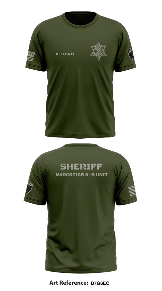 Webster County MS. K-9/Narcotics Unit Store 1 Core Men's SS Performance Tee - d7g6ec