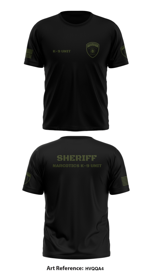 Webster County MS. K-9/Narcotics Unit Store 1 Core Men's SS Performance Tee - hvqqA4