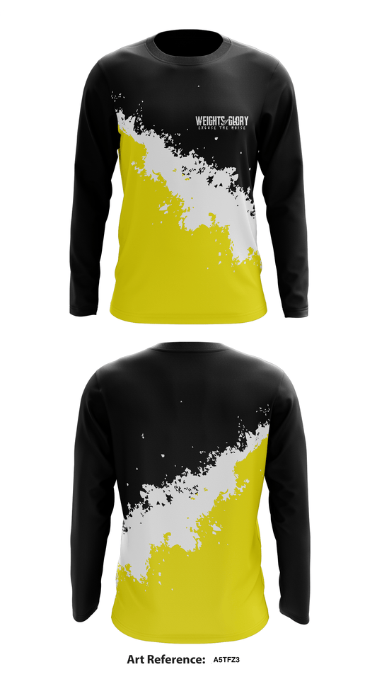 Weights of Glory Store 1 Core Men's LS Performance Tee - A5TfZ3