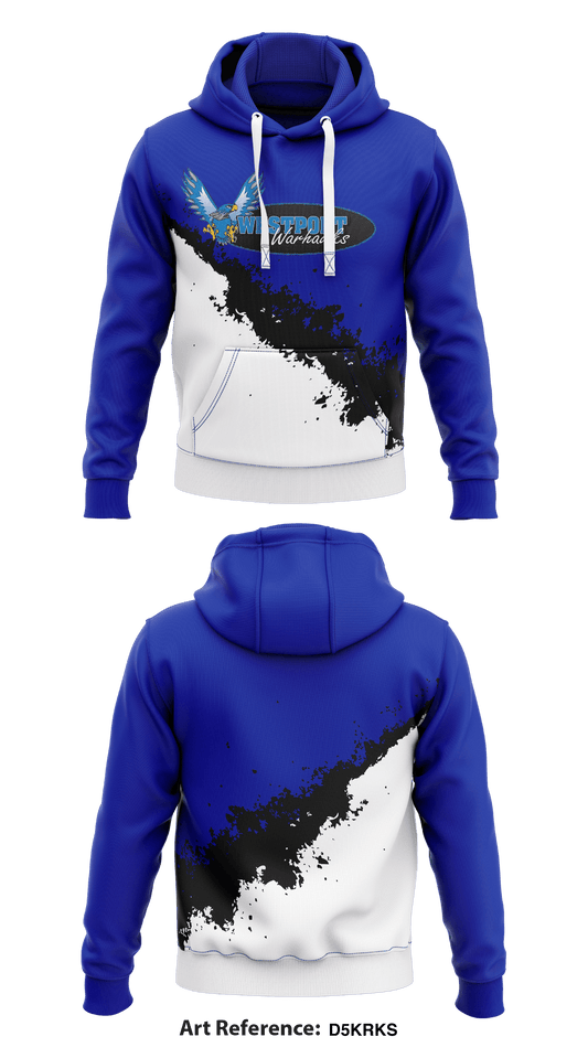 Westport Lady Warhawks  Core Men's Hooded Performance Sweatshirt - d5KRks