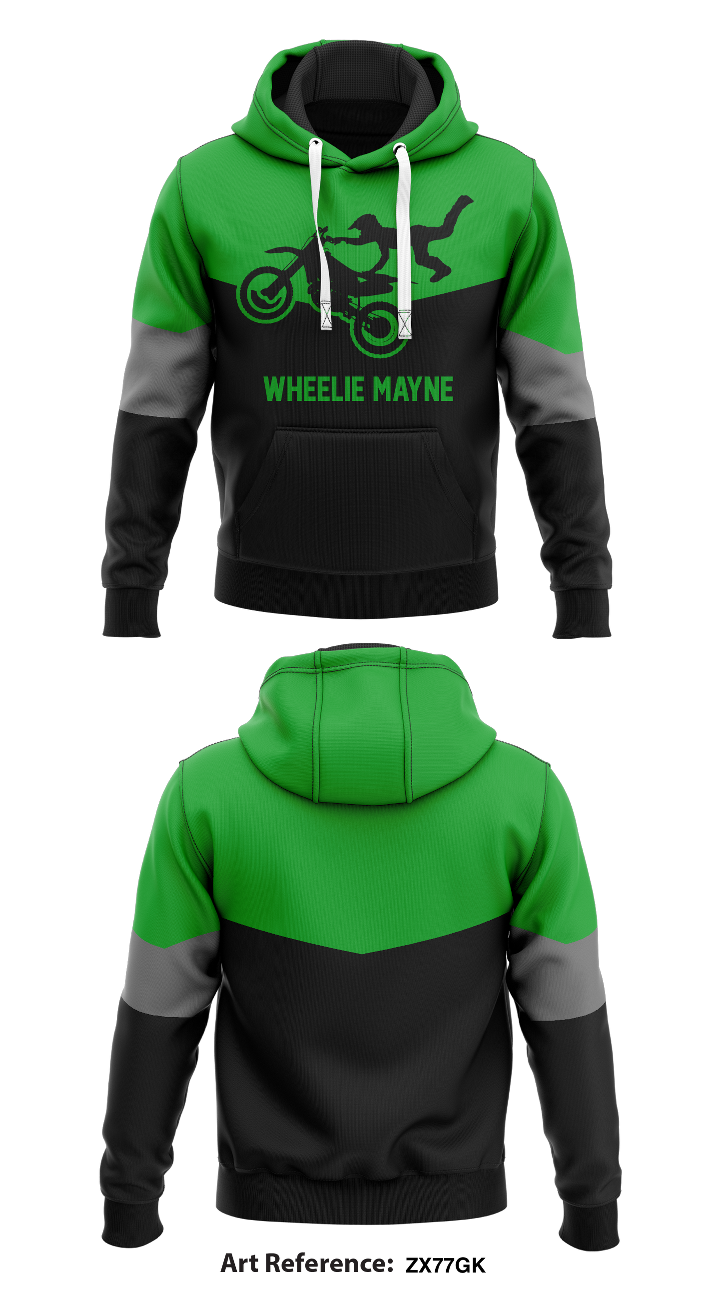 Wheelie Mayne Store 1 Core Men's Hooded Performance Wheelie Mayne Store 1 Core Men's Hooded Performance