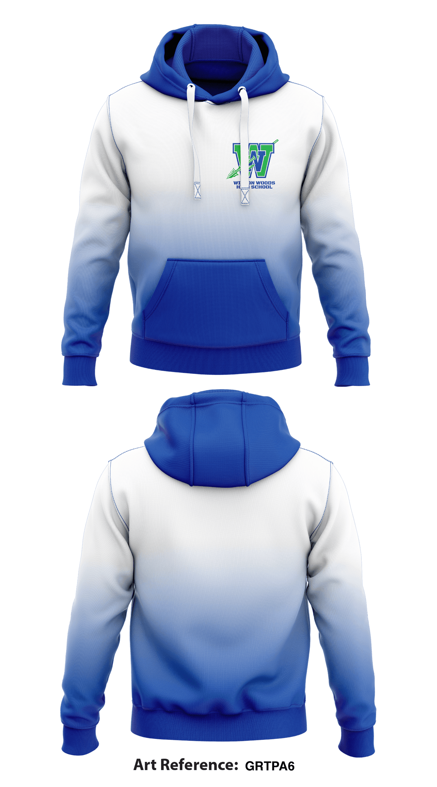Winton Woods High School Store 1  Core Men's Hooded Performance Sweatshirt - GrTpA6