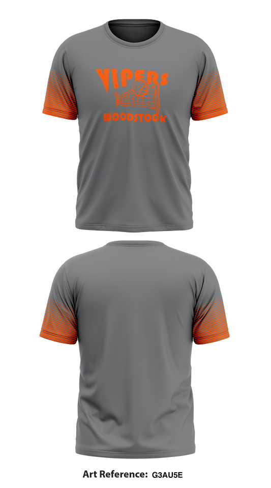 Woodstock Vipers Store 1 Core Men's SS Performance Tee - g3aU5e