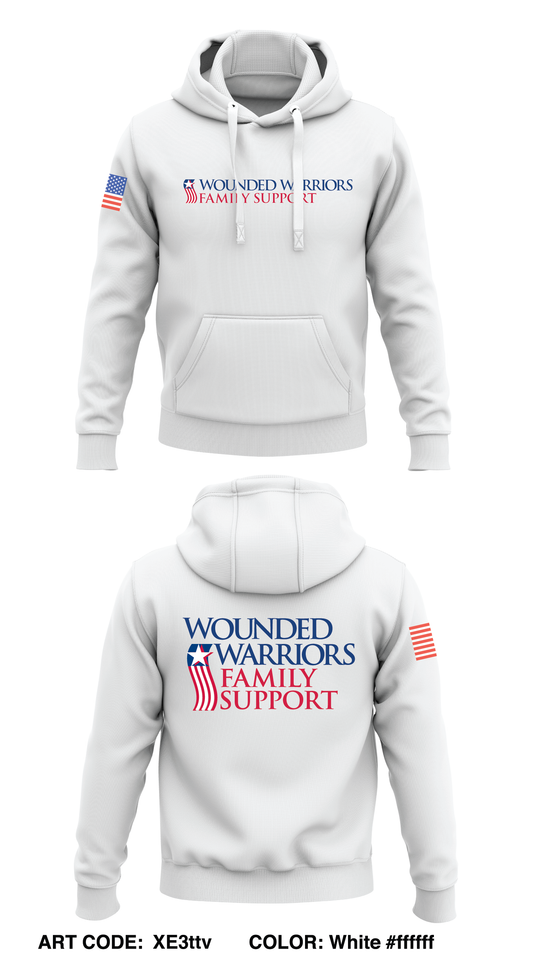 Wounded Warriors Family Support Store 1  Core Men's Hooded Performance Sweatshirt - XE3ttv