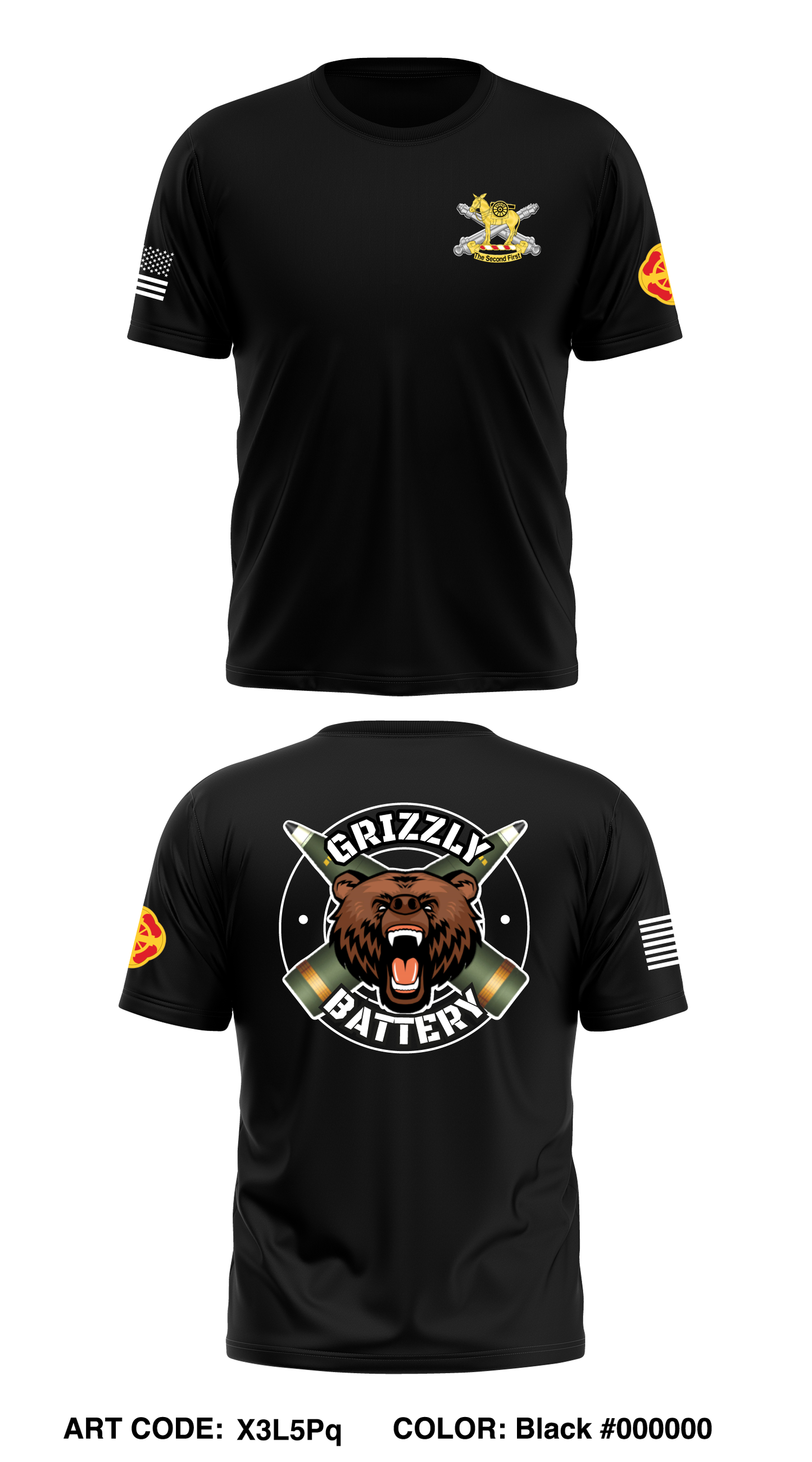 HSB BTRY, 2nd BN, 2nd FA Core Men's SS Performance Tee - X3L5Pq