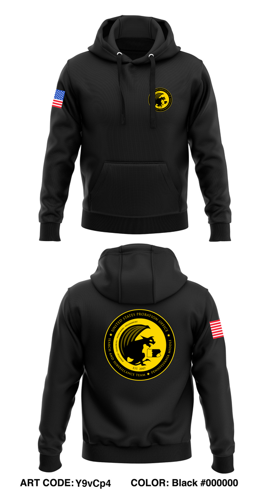 US Probation- Middle Pennsylvania Store 1  Core Men's Hooded Performance Sweatshirt - Y9vCp4