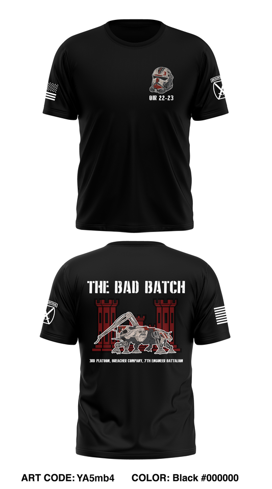 Bad Batch RCP, Breacher Company, Task Force Warrior Core Men's SS Performance Tee - YA5mb4