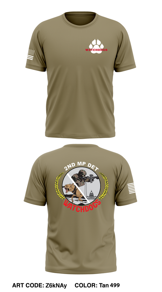 2nd MP Det Core Men's SS Performance Tee - Z6kNAy