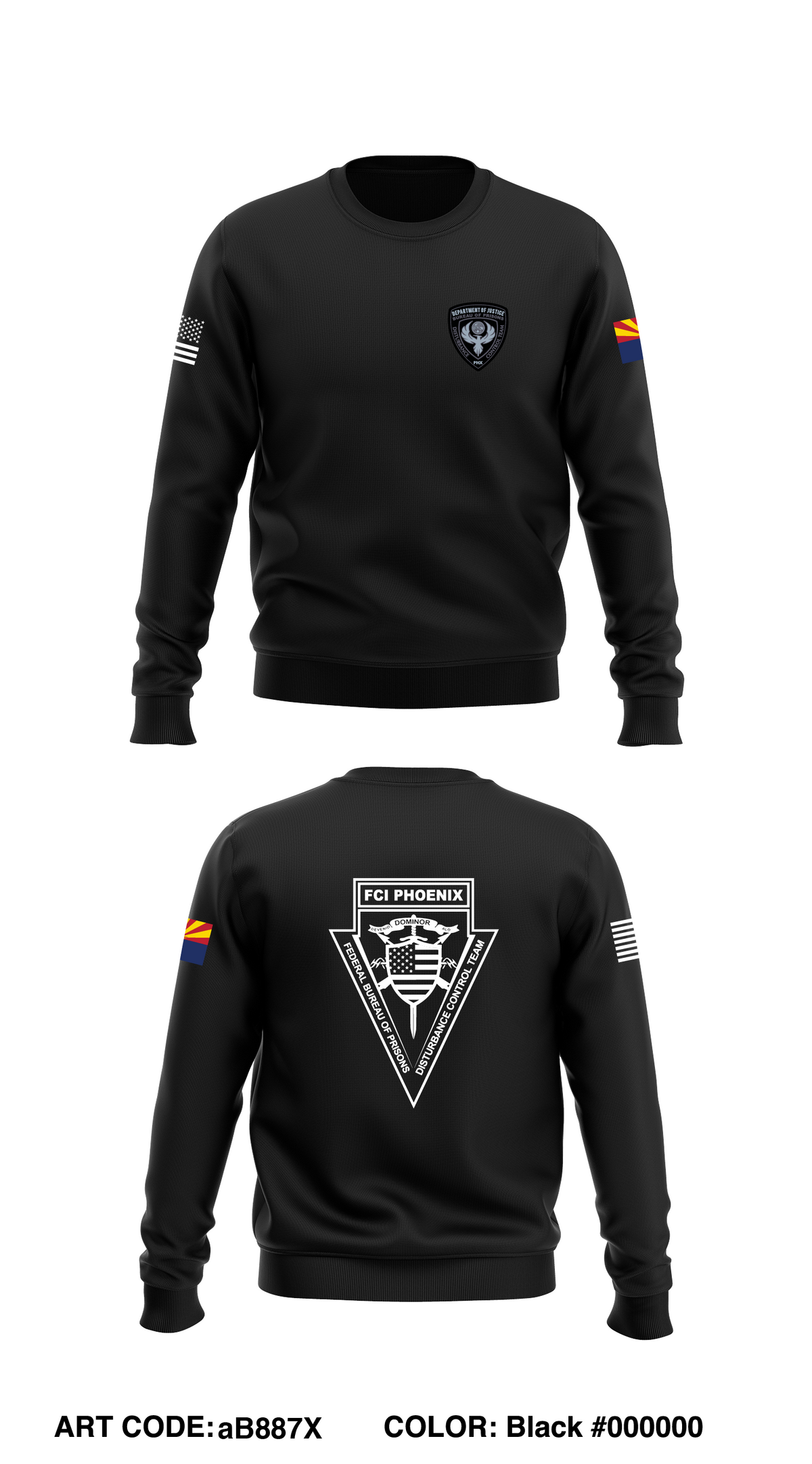 FCI PHOENIX DCT Core Men's Crewneck Performance Sweatshirt - aB887X