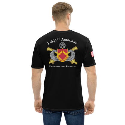B BTRY 1-321 FAR Airborne  Store 1 Core Men's SS Performance Tee - WvsrrF