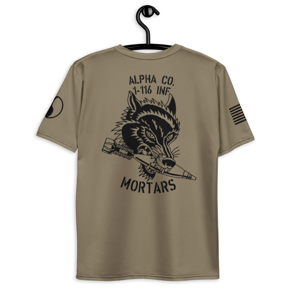 Alpha Company 1-116 INF, Mortars Section Store 1 Core Men's SS Performance Tee - aqXKkN