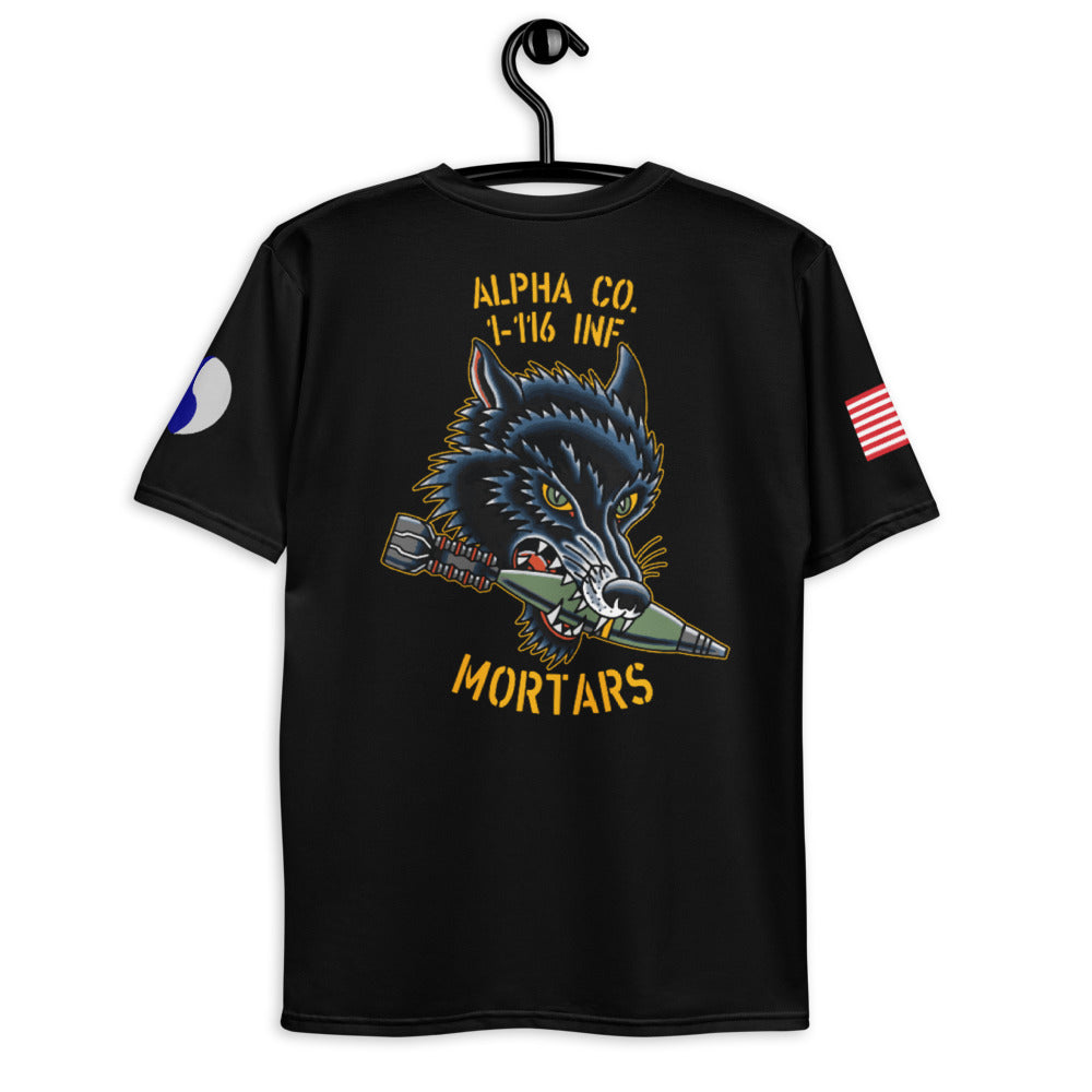 Alpha Company 1-116 INF, Mortars Section Store 1 Core Men's SS Performance Tee - dWqk5Q