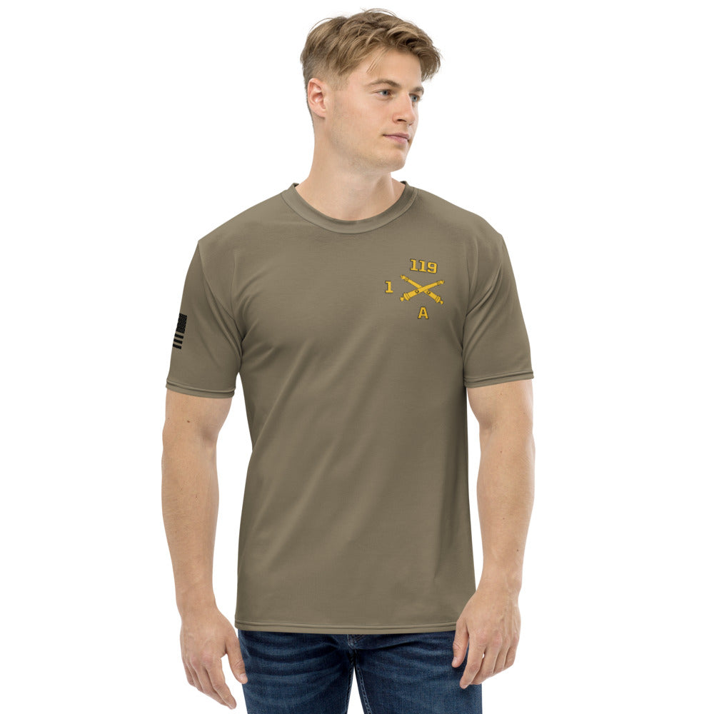 Alpha Battery Tan T Core Men's SS Performance Tee - BDMNg3