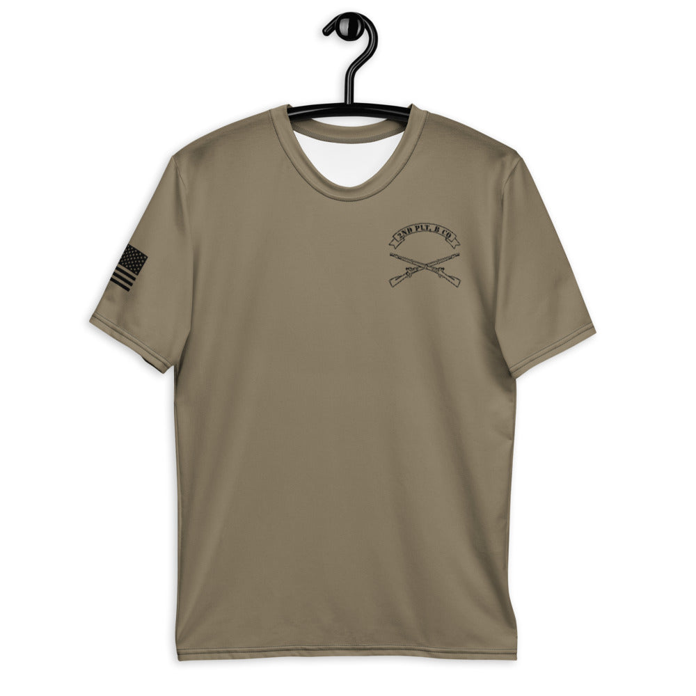 2nd PLT, B co, 2-5 CAV Core Men's SS Performance Tee - 7xRuD8