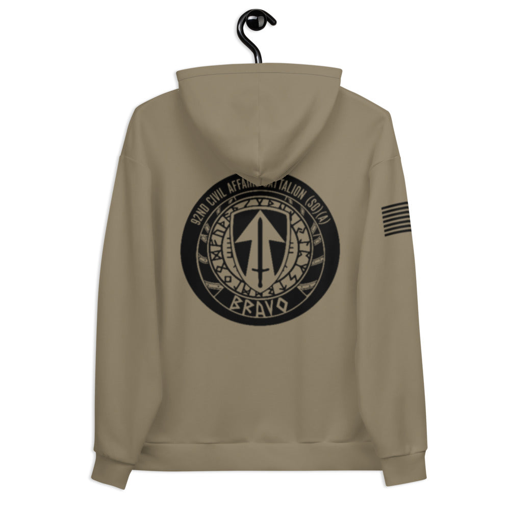 B Co, 92nd CA BN Store 1  Core Men's Hooded Performance Sweatshirt - DgcjBZ