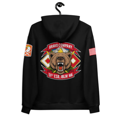 B Co, 51st ESB, 22d CSB  Core Men's Hooded Performance Sweatshirt - Y7Bu5T