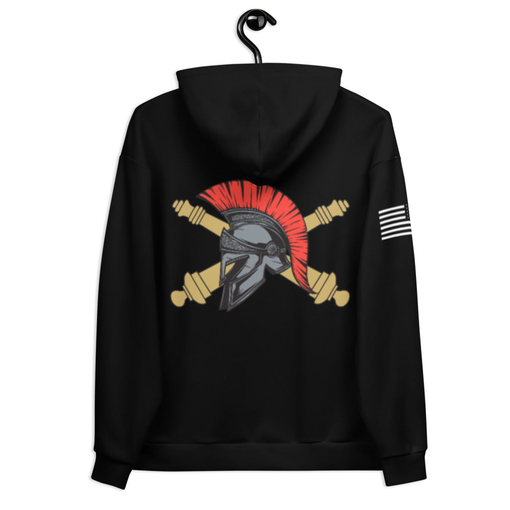 C BTRY, 2-3 FA  Core Men's Hooded Performance Sweatshirt - 5Rxm6s