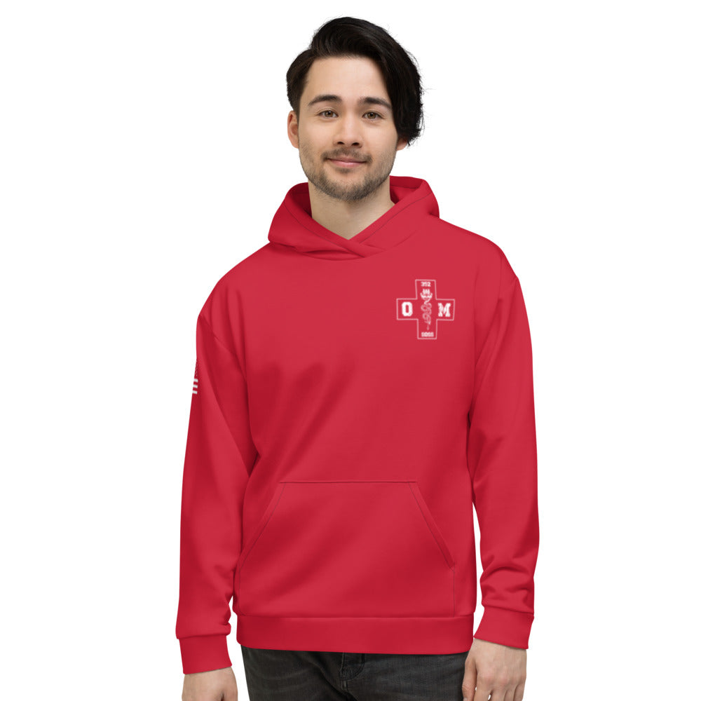 352d SOSS/OSM Store 1  Core Men's Hooded Performance Sweatshirt - En8c9fRED
