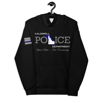 Caldwell Police Department Store 1  Core Men's Hooded Performance Sweatshirt - cH5wyk