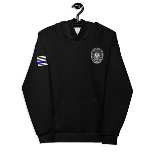 Powell Police  Core Men's Hooded Performance Sweatshirt - 6NLFdh