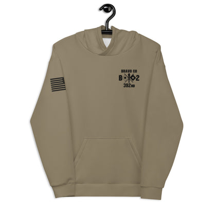 2nd Pl. B Co. 392nd ESB  Core Men's Hooded Performance Sweatshirt - 3S2VaY