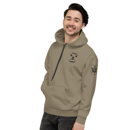 NCOA, TJAGLCS Store 1  Core Men's Hooded Performance Sweatshirt - e4k5p6-TAN