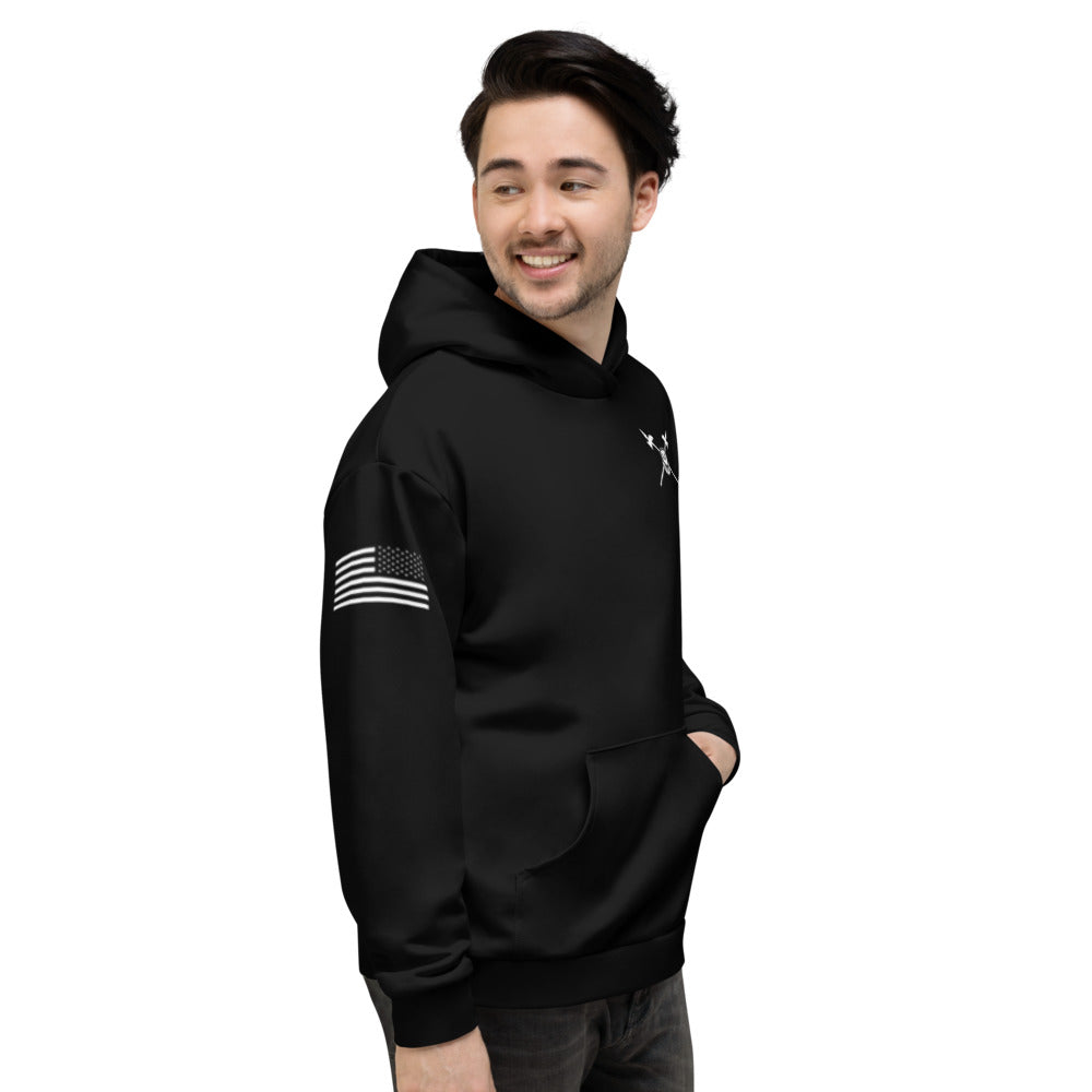 NCOA, TJAGLCS Store 1  Core Men's Hooded Performance Sweatshirt - a5W2p4-BLK