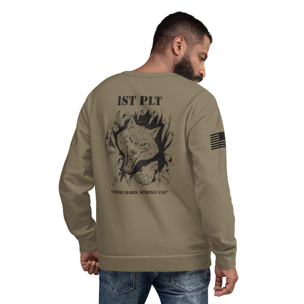 1st PLT, 293 MP CO Store 1 Core Men's Crewneck Performance Sweatshirt - sB6NnT