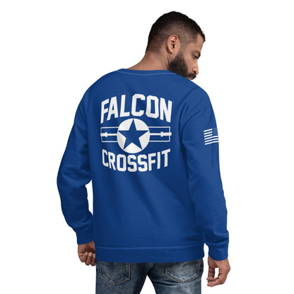 Falcon Crossfit Store 1 Premium Core Men's Crewneck Performance Sweatshirt - WueQ4Z
