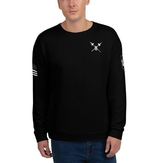 NCOA, TJAGLCS Store 1 Core Men's Crewneck Performance Sweatshirt - a5W2p4-BLK