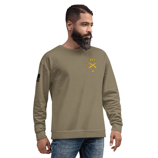 A Battery, 1/119 FAB Store 1 Premium Core Men's Crewneck Performance Sweatshirt - BDMNg3
