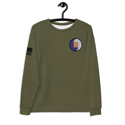 1-111th FAR (C-RAM) Premium Core Men's Crewneck Performance Sweatshirt - 7v8UEM